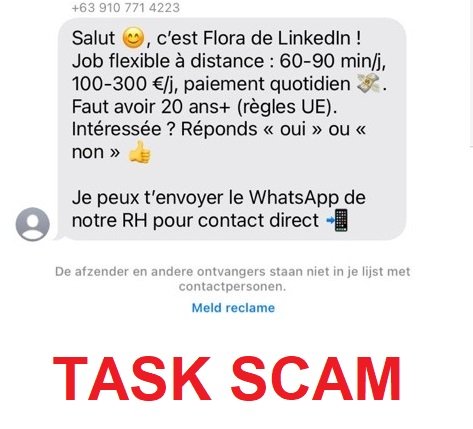 task scam