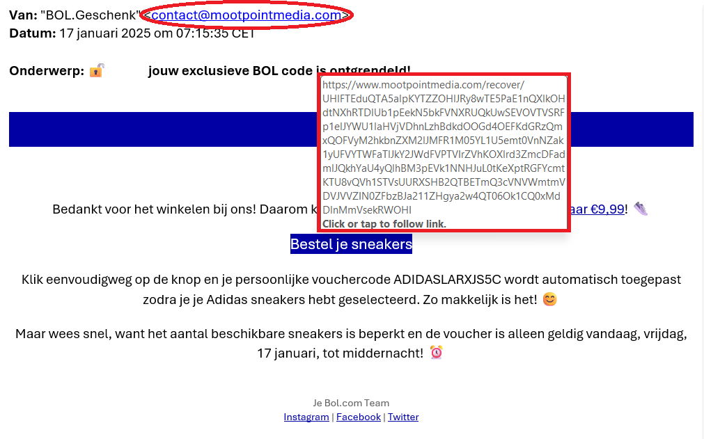 Phishing Bol.com