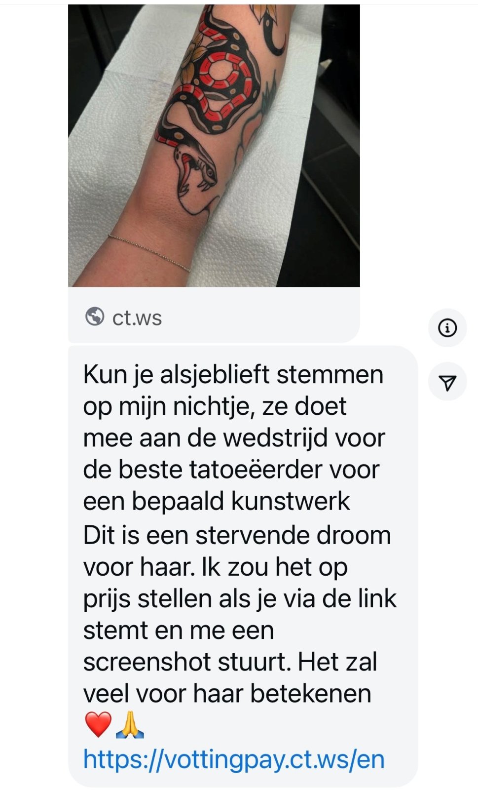valse wedstrijd op instagram